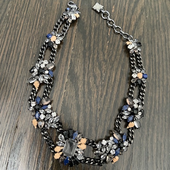 Stone and crystal necklace - Picture 5 of 6